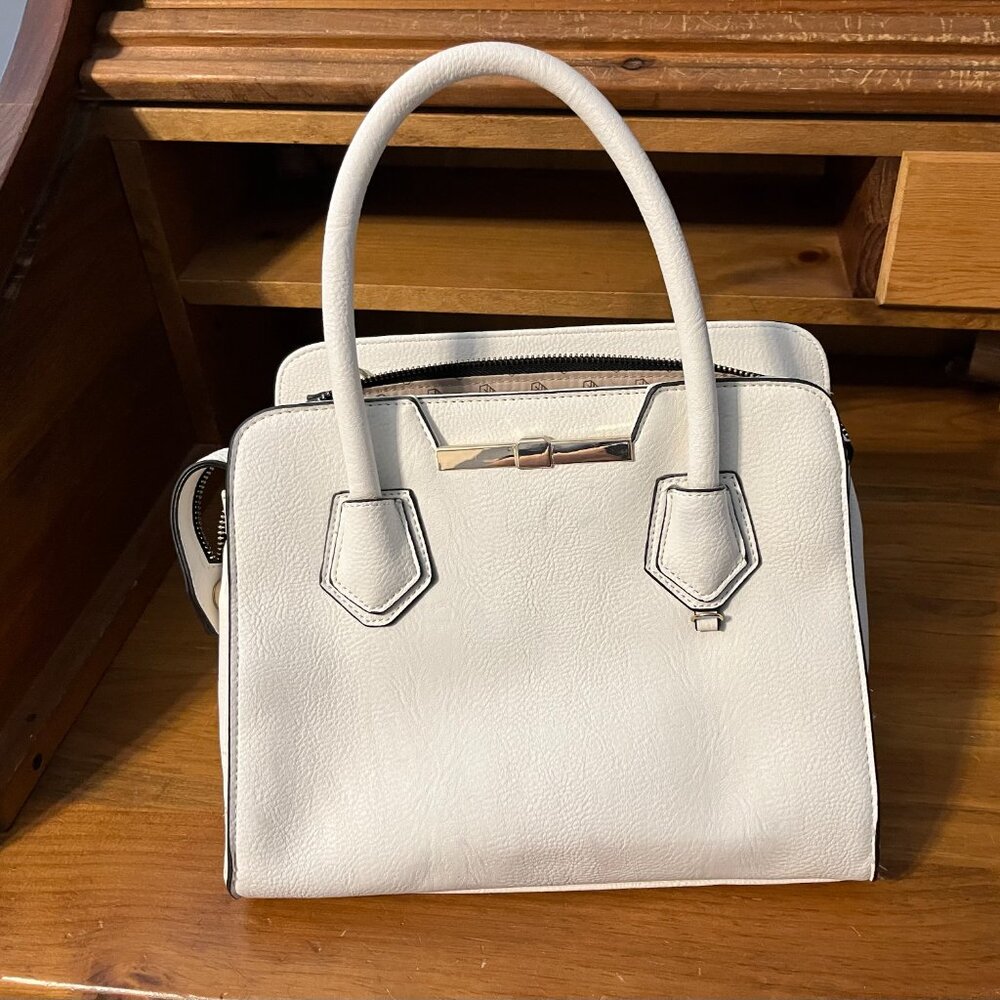 CALL IT SPRING HANDBAG - WHITE - WITH STRAP
